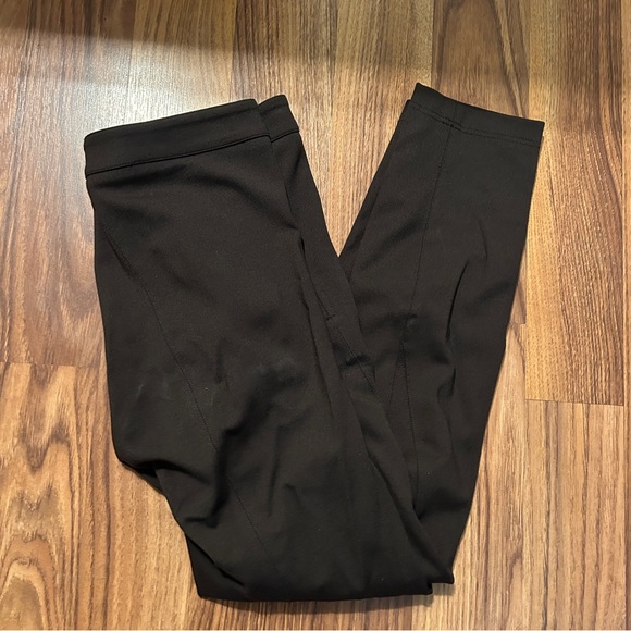 Women’s VINCE $295 Ponte Stretch Riding Skinny Slim Solid Brown Pants Size 8 - Picture 3 of 8